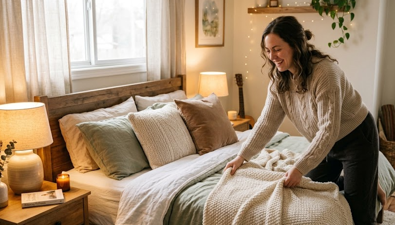 Esti alvásrutin – illusztráció